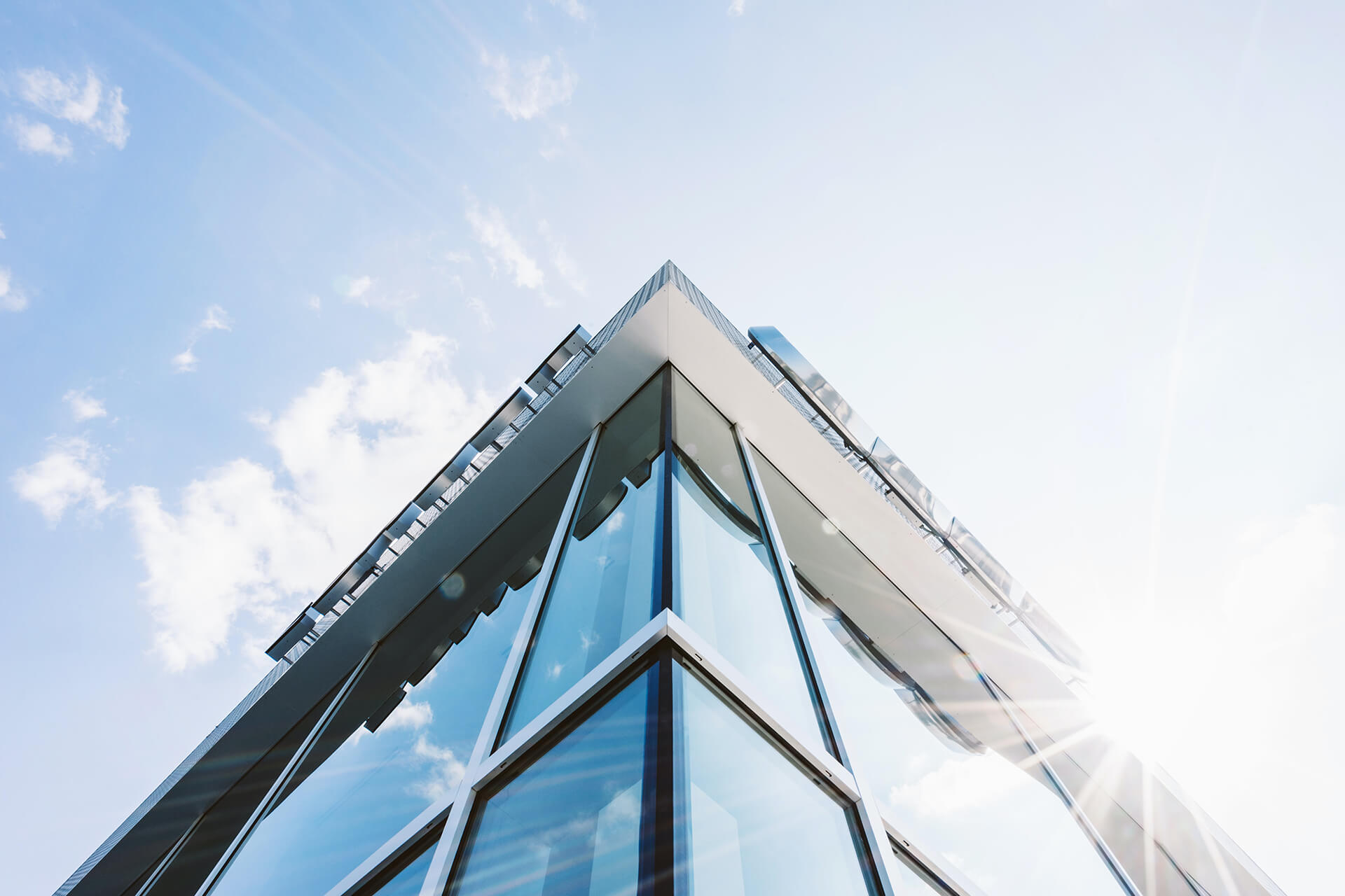 Modern office windows