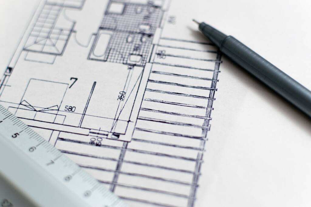 Residential building design floor plan