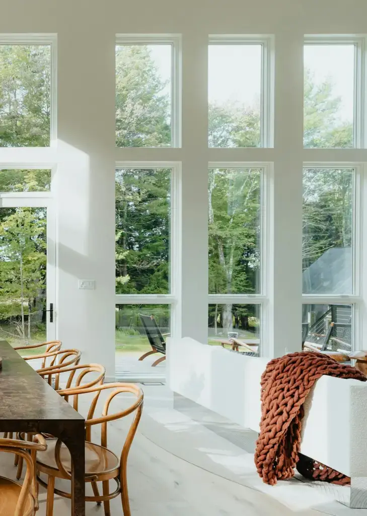 Finished living room window