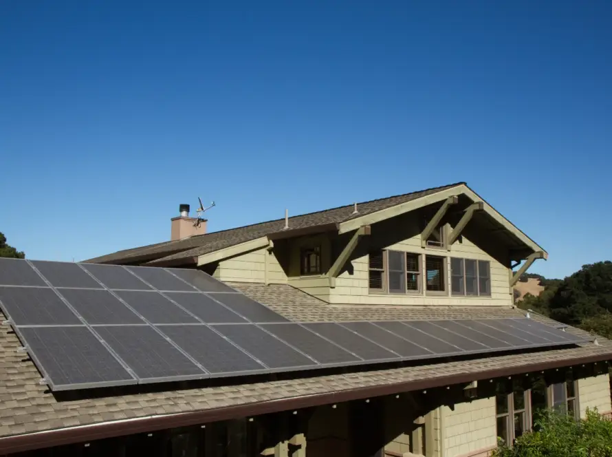Solar panel home